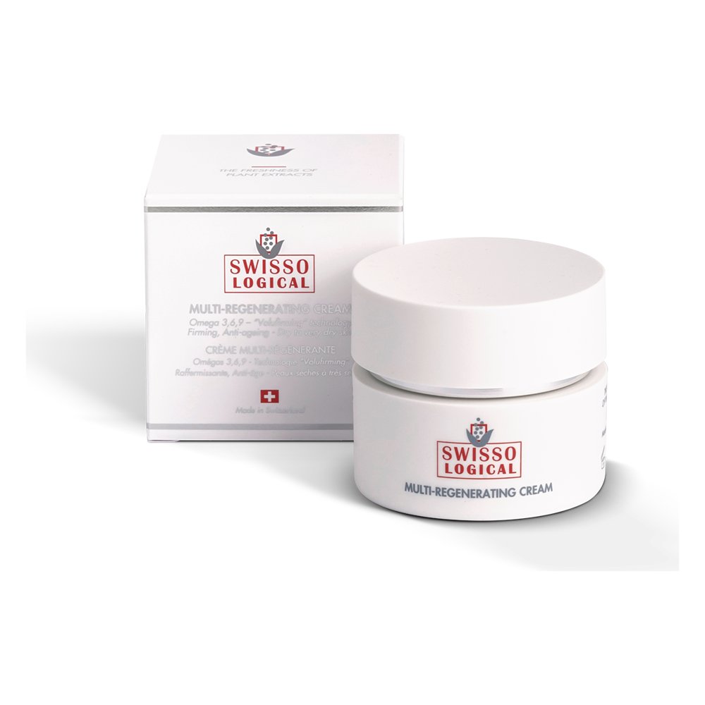 Swisso Logical Multi-Regenerating Cream jar with its box